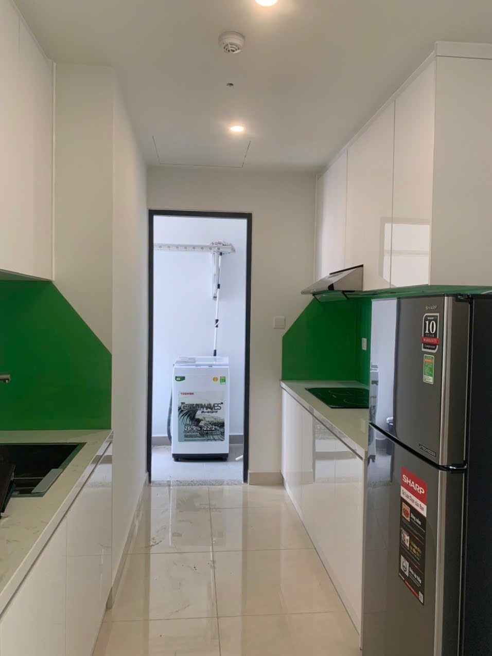 Bếp căn hộ 53m2 1 ph&ograve;ng ngủ 1 vệ sinh